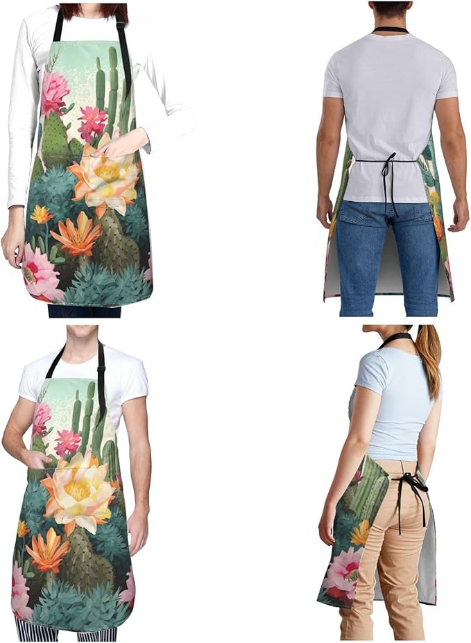 Waterproof Aprons for Women Men Adjustable Bib Tractor farm Apron Chef Cooking Aprons for Kitchen