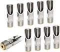 Pack of 10 Stainless Steel NPT 1/2" Automatic Pig Nipple Drinker for Sows Piglets Drinking