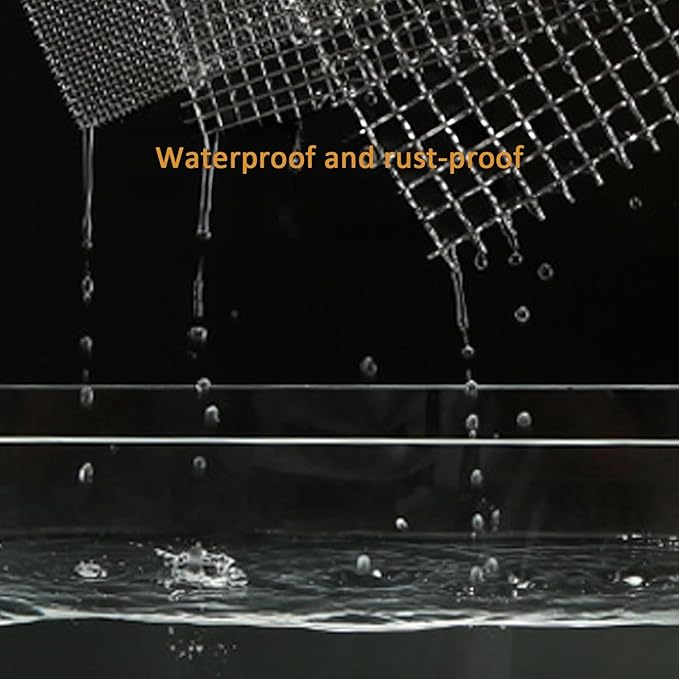 Welded Wire Mesh, 1/2 Inch Hardware Cloth, Stainless Steel Chicken Wire Fencing, Heavy Duty Poultry Fence Netting Roll