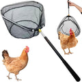 Chicken Net Catcher Retractable Long Foldable Thicken Portable Chicken Netting Farm Tools Suitable for Catching Poultry Turkeys Geese