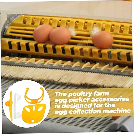 1Set Egg Picker Accessory Kit Durable Machine Parts for Efficient Egg Collection Farms Compatible with Egg Machines for Easy Poultry Management