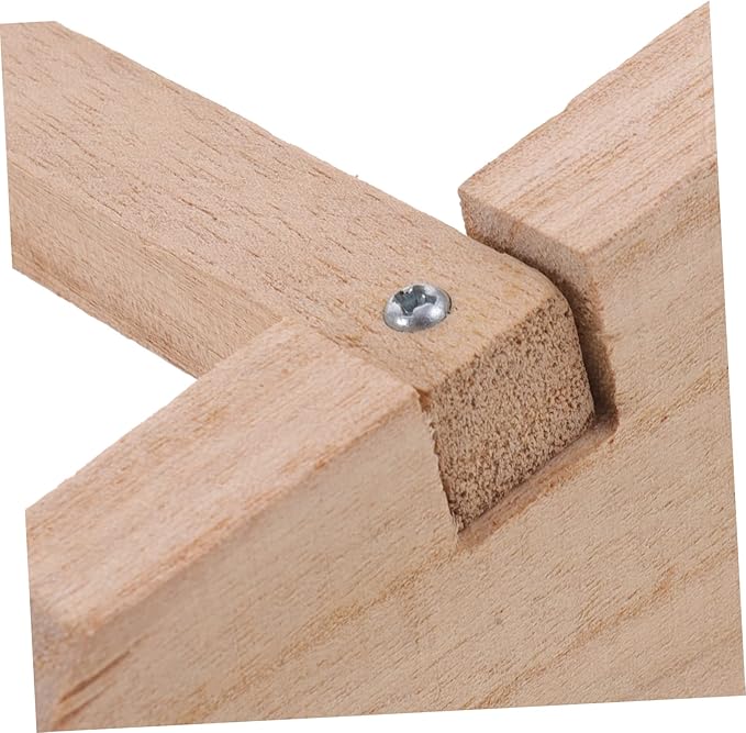 Wooden Chick Perch Stand for Brooder Chicken Roosting Bar Natural Finish Heavy-Duty Chicken Toy for Coop Suitable for Chicks and Birds