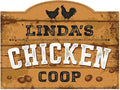 Personalized Chicken Coop Sign, Custom Name Farmhouse Backyard Décor For Sign, 18x24 Inches, Rust Free .063 Aluminum, Fade Resistant, Made in USA by Sigo Signs