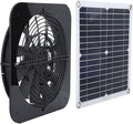 100W 18V Solar Panel Exhaust Fan 13.5 Inch Solar Powered Ventilator for Attic RV Greenhouse Pet House Chicken Coop Suitable for Indoor Outdoor Use
