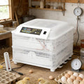 Incubator for Chicken Eggs, 112 Egg Automatic Incubator with Auto-Turning & Digital Control, Transparent Poultry Hatcher for Duck Quail Goose Parrot, Energy-Saving Incubator with Temperature Control