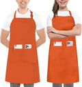 Utopia Kitchen 2 Pack Bib Apron, Adjustable with 2 Pockets, Water and Oil Resistant, Cooking Kitchen Chef Apron for Women Men