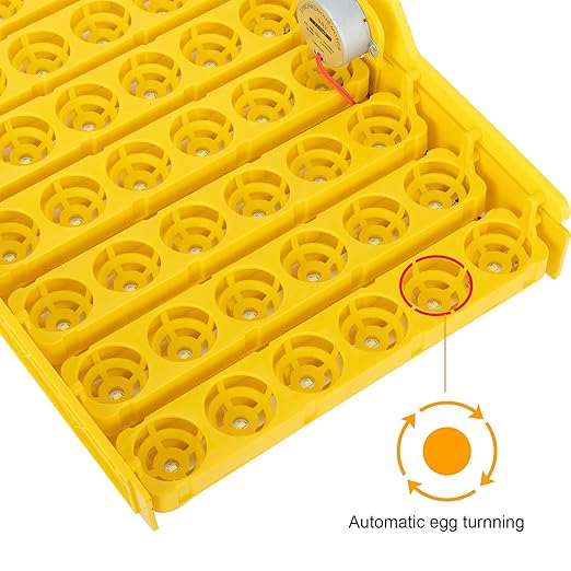 42-Egg Incubator Automatic, with Precise Smart PID & Improved Airflow for Uniform Temperature, Built-in Candler & Auto Turner, Ideal for Homestead, Classroom, Hatching Chickens Ducks