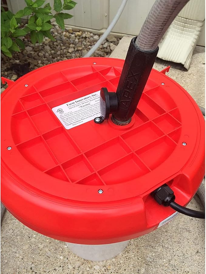 Farm Innovators 2 Pack Heated Chicken Waterer, Poultry Water Fountain, 3 Gallon