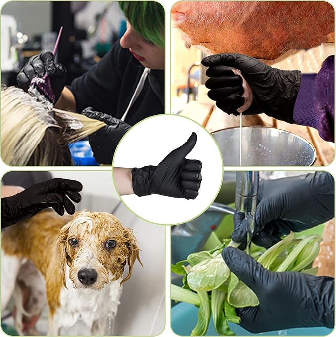 YUNVI Field Dressing Gloves for Deer Hunting and Veterinary Use - Includes Disposable and Nitrile Gloves
