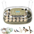 Egg Incubator For Hatching - 24-48 Eggs Capacity - Automatic Egg Turner & Adjustable Timer - Humidity & Temperature Control - High Efficiency Poultry Hatcher for Chicken, Duck, Quail, Bird