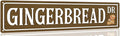 Gingerbread Dr Christmas Metal Sign Vintage Print Art Poster Tin Plaque for Home Farmhouse Kitchen Patio Yard Cafe Bar Front Door Wall Decor 4x16 Inch