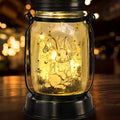 Bunny Gifts for Women/Men Bunny Lovers Solar Lantern Mom Birthday, Mothers Day, Christmas Gifts, Animal Solar Lantern Garden Decoration Lights Outside for Yard, Patio,Backyard,Porch, Torches