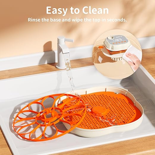 Chicken & Quail Egg Incubator, 2 Egg Trays, Automatic Egg Turning with Auto Stop, Humidity Control, Adjustable Incubation Day & Period, Auto Water Refill, Egg Candler, Clear View, APDOE HatchElite 12