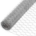 Fencer Wire Poultry Netting Fence, 20 Gauge Galvanized Hexagonal Chicken Wire Fence, 1-Inch Mesh Opening Size (3 ft. x 25 ft.)