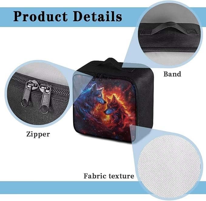 Rnyleeg First Aid Kits for Businesses Empty First Aid Bag Home Car Camping Hiking Adventure Medical Kits for Men Medium Travel Emergency Bag Wolf