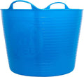 Red Gorilla Large Flexible Plastic Tub, Toy Storage, Laundry, Gardening & More, 38 Liter/10 Gallon, Blue