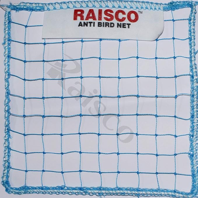 Azone 4x4 Anti-Bird Net (16 Sq Ft) Nylon Bird Net with 10Pcs Plastic Cable Clips & Tying Ropes