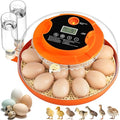 18 Egg Incubators for Hatching Eggs, Automatic Egg Turning and Humidity Control Incubator for Hatch Chicken Duck Quail Pigeon Pheasant Partridge Home Classroom Lab-