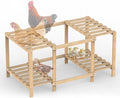 Chicken Perch, Unique Chick Jungle Gym, Strong Roosting Bar Chicken Ladder for Coop & Brooder, Large Chicken Supplies for Coop Accessories, Training Perch Toy for Chickens, Chick, Poultry