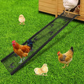4 Piece Chicken Coop Ramp, Heavy Duty Chicken Ladder with Anti-Slip Ramp, Ladder Length Adjustable Poultry Ramp for Hens and Ducks Henhouse