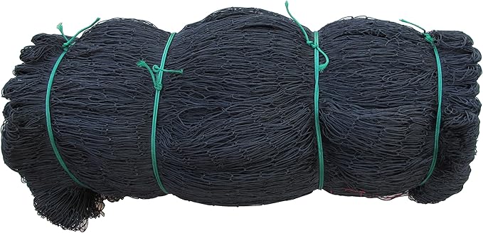 Poultry Netting 1" or 2" Mesh Heavy Knotted Nets Aviary Gamefowl Quail Chicken Bird Block Net Long Lasting Break/Burst 85/245 lb Polyethylene 8-10 Year Lifespan (50' X 50', 2)