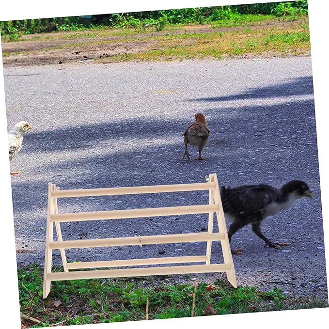 TOYANDONA Chicken Perch Stand for Chicks Roosting Bar for Poultry Habitat Supplies Detachable Design for Easy Cleaning Space Efficient Storage for Coop and Brooder