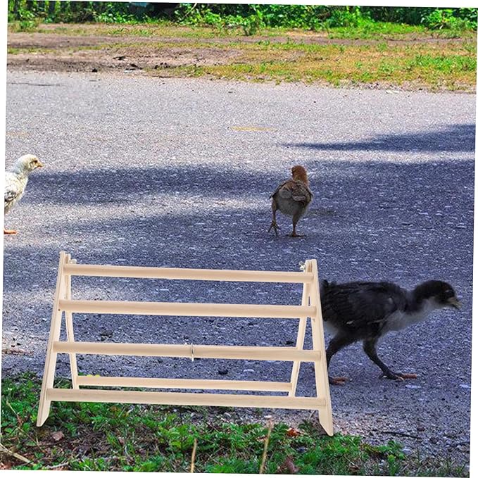 Chicken Wooden Perch Stand for Chicks Durable Roosting Bar with Easy Cleaning Design Compact Storage and Stable Support for Poultry Coop Accessories