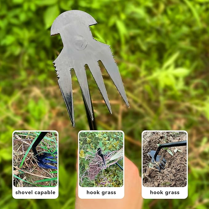 Weed Puller Tool,Portable Garden Hand Tool for Weed Removal,2026 New Garden Weeder Tool Stainless Steel Hand Weeder Tool,Tools for Vegetable Gardening Backyard Farm Planting & Weeding