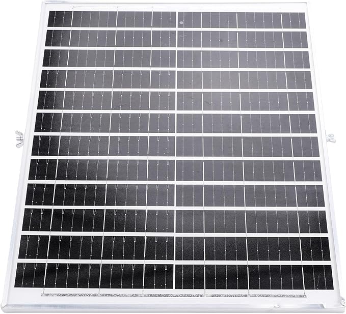 Chicken Coop Solar Fan, Durable Chicken Coop Ventilation Fan with Timer Function, Smart Sensing System, Strong Exhaust Fan with Solar Panel for Chicken Coops Greenhouses