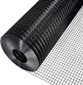 Black Hardware Cloth Roll 1/2 inch 24 inch x 100 Foot - Chicken Wire Fence Roll Garden Fence Mesh Wire Fence Welded Wire Fencing
