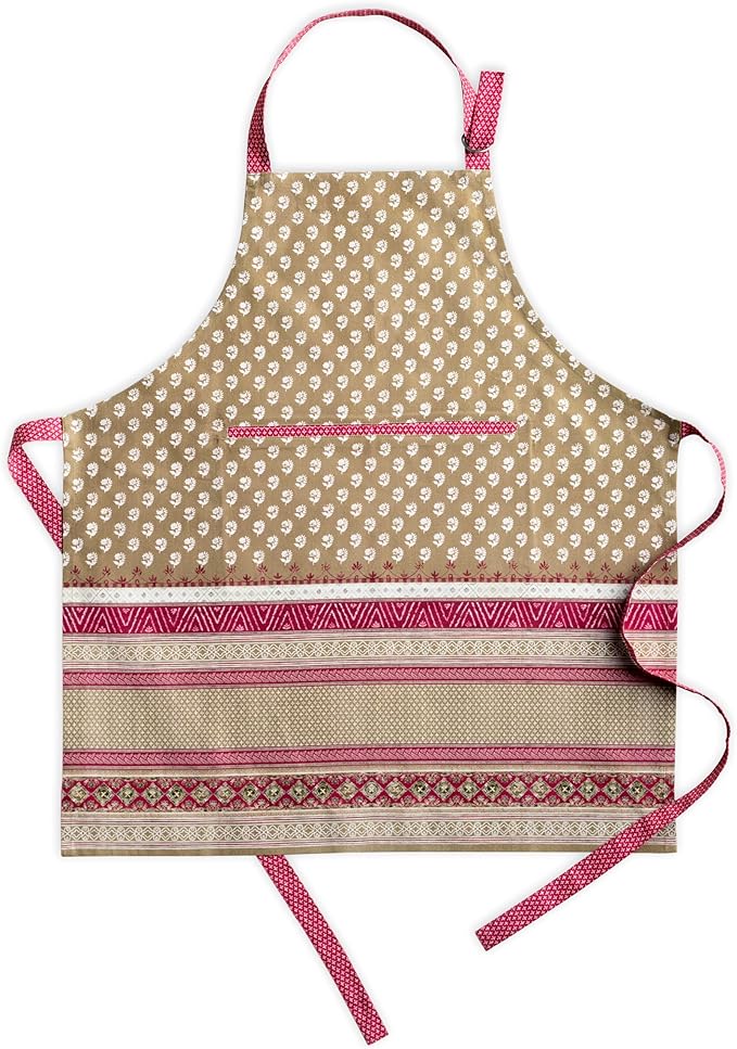 Maison d' Hermine 100% Cotton Apron for women with Pocket Kitchen Chef Apron for Men Cooking Easter Decorations