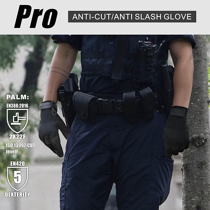 Needle Puncture & Thorn Proof Gloves, Level 3 Needlestick Resistant Work gloves for Garden & Animal Handling