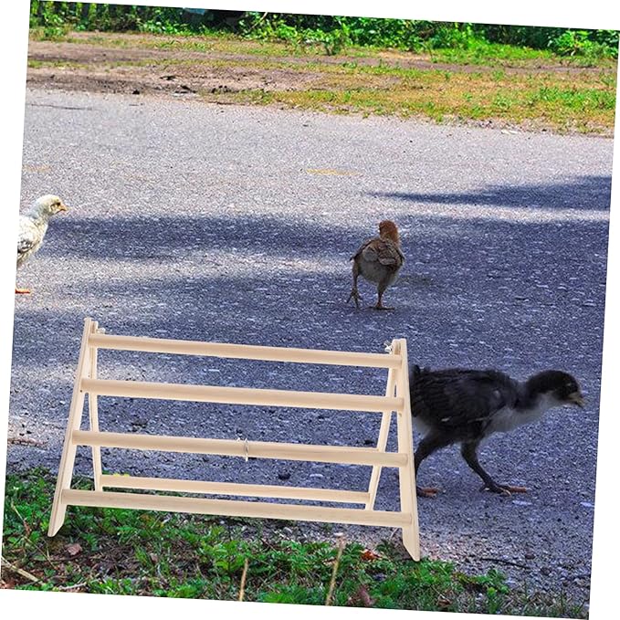 GALPADA Chicken Perch Stand for Chicks Roosting Bar for Coop Accessories Resting for Chickens and Poultry Sturdy Design for Secure Perching