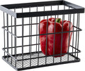 G.E.T. WB-745-MG Rectangular Metal Storage Wire Basket for Pantry, Produce and More, 7" x 4.25" x 5.5"