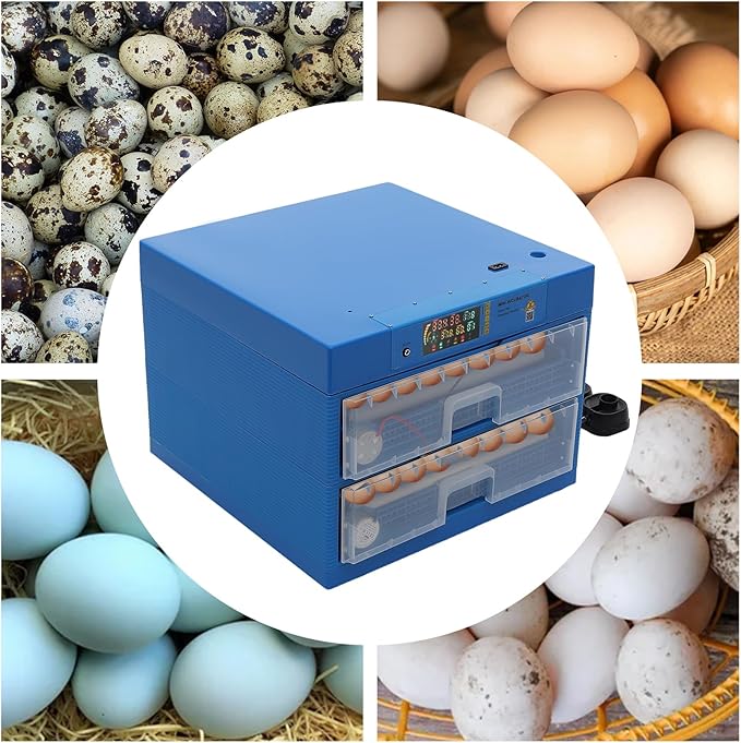 128 Eggs Incubator for Hatching With Automatic Egg Turning, Humidity and Temperature Control