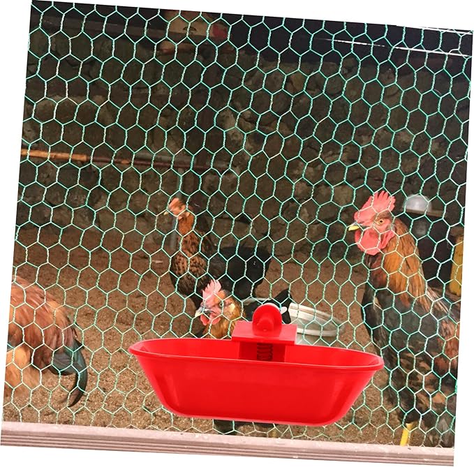 Milisten Automatic Chicken Waterer Cups Large Leakproof Poultry Drinking Bowls for Ducks Geese Turkey with Mounting Hole Durable Poultry Watering System
