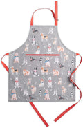 Maison d' Hermine 100% Cotton Apron for women with Pocket Kitchen Chef Apron for Men Cooking Easter Decorations