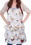 Vicenpal Egg Apron, Egg Collecting Apron for Chicken Hen Duck Goose Eggs,13 Pockets for Collecting,chicken Lovers Gifts for Christmas