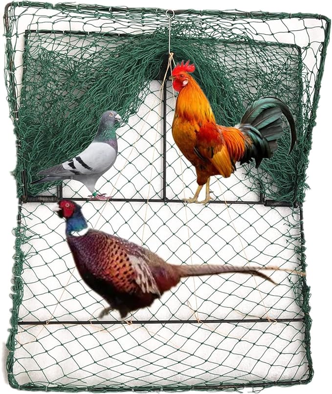 Large Spring Domestic Bird Trap Dird Net Trap Outdoor Camping Hunting Cage Tools,The breeding Hunting Animal Traps