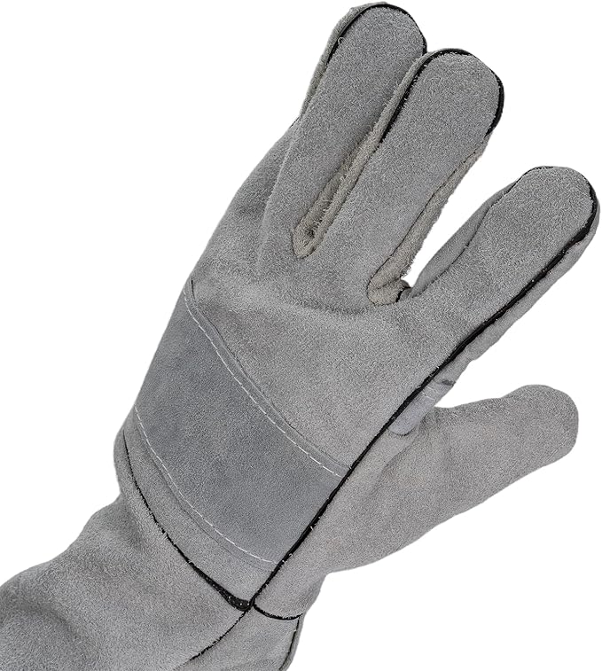 Animal Handling Glove, 23.6'' Anti Scratch, Bite Proof Training Glove, Bite Proof Leather Gloves for Dog Training, Multipurpose Bite Proof Leather Pet Gloves