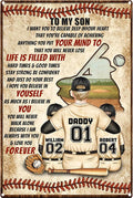 Vintage Tin Signs Motivational Wall Decor-To Son Teen Boy Room Baseball Decor Gifts,Sports Posters for Boys Bedroom 8x12 Inch