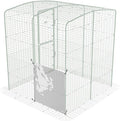 Clear Tarp for Chicken Run - Side Panel | Durable, Made from Thick, Clear Plastic, Allowing Sunlight Through Whilst Keeping The rain, Hail and Snow Out