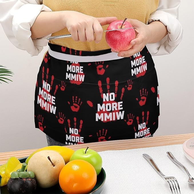 Server Waitress Waist Apron Cooking Kitchen Restaurant Aprons for Women Men