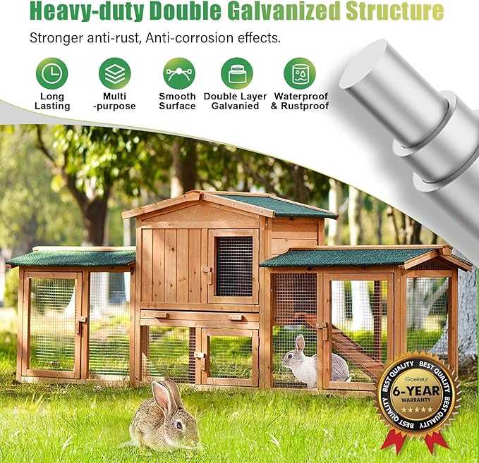 Hardware Cloth 1/2 inch 48in x 80ft 19 Gauge, Hot-dip Galvanized After Welding Chicken Wire Fence Roll Garden Plant Welded Metal Wire Fencing Roll, Rabbit Cages Snake Fence
