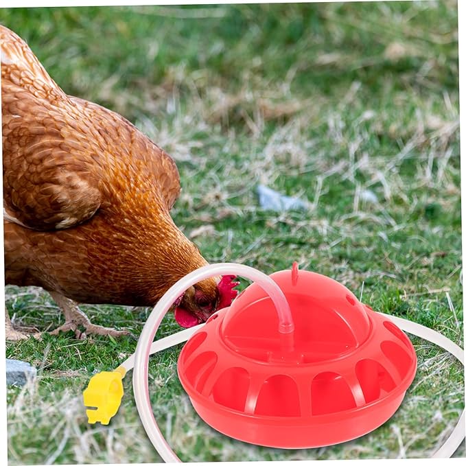 SUPVOX 1Set Hanging Chick Feeder Durable Poultry Feeder for Chickens Other Poultry Multi Functional Food Bucket for Wet Dry Food Easy to Clean Use Design