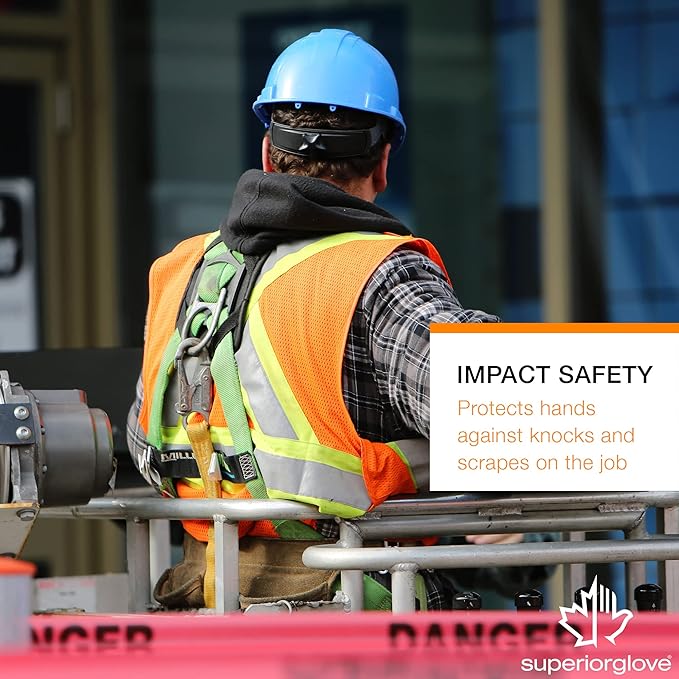 Superior Glove Endura Goatskin Leather Work Gloves Arc Flash Cut Resistant Safety Hand Protection