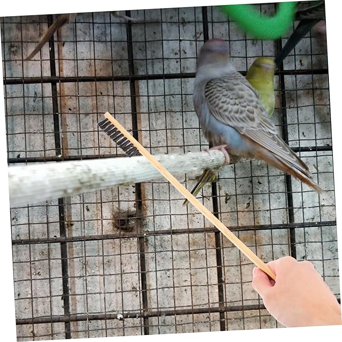 2pcs Bird Cage Brush Chicken Manure Shovel Set Reptile Cage Cleaner for Pet Supplies