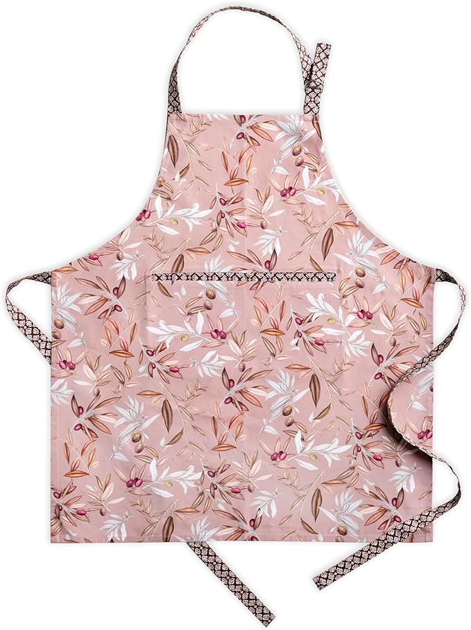 Maison d' Hermine 100% Cotton Apron for women with Pocket Kitchen Chef Apron for Men Cooking Easter Decorations
