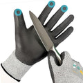 Kebada Cut Resistant Gloves, ANSI A2 Cutting Glove, PU Coated, Touchscreen, Multi-Purpose Model C2, 1 Pair, Medium