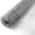 20-Gauge Galvanized Hexagonal Poultry Netting Chicken Wire Rolled Fencing with Mesh Size 1-in (4 ft. x 100 ft.)